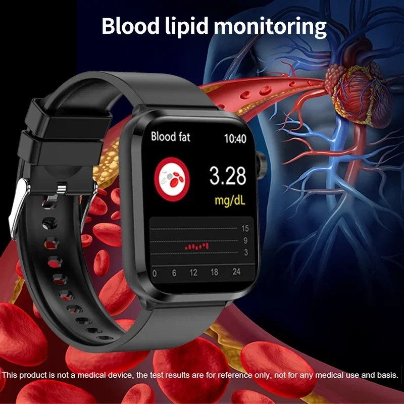 Laser Therapy ECG+PPG Uric Acid Lipid Smart Watch