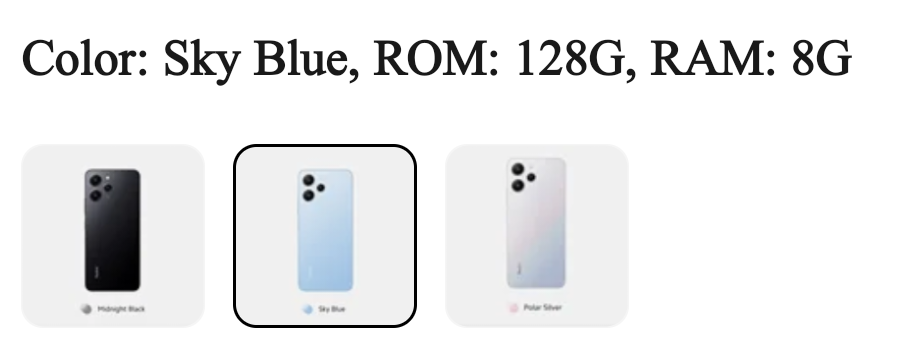 Xiaomi Redmi 12 Cellphone Worldwide Variant mtk helio g88 