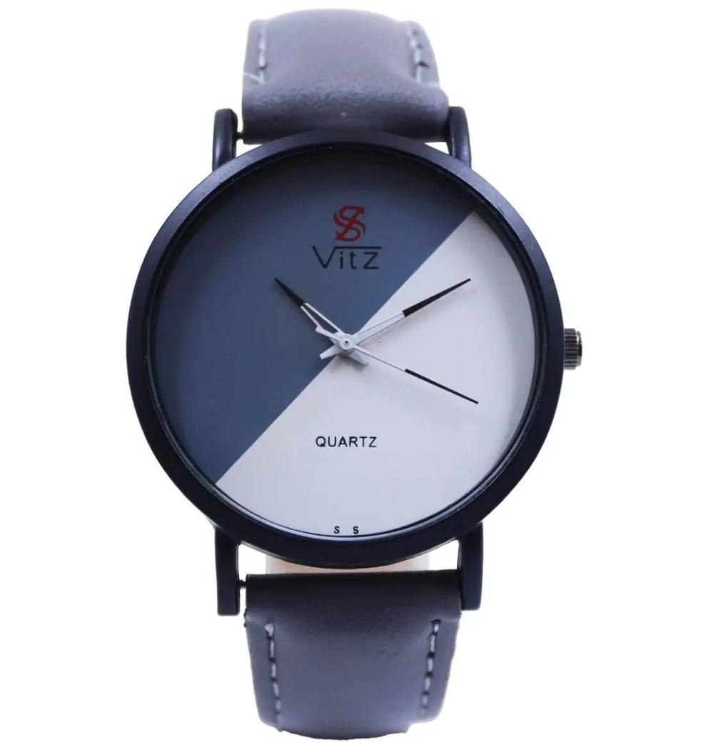 Stylish Round Dial Watch For Men: